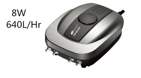 Image of 2W 4W 8W AIR-1000 AIR-2000 AIR-3000 AIR-4000 AIR-8000 Aquarium Air Pump