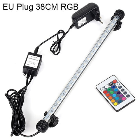 Image of 18-48cm EU US Plug RGB Remote Aquarium LED Light