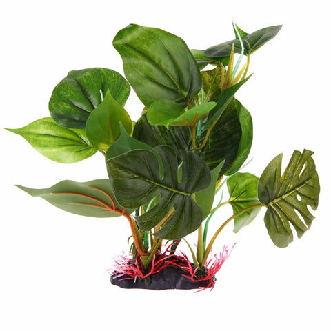 Image of Artificial Large Leaf Aquatic Plant Decoration