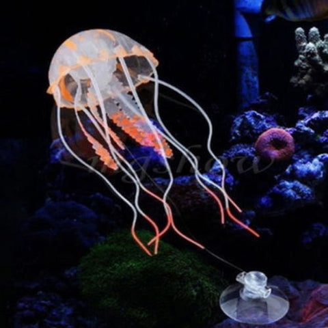 Image of Glowing Effect Swimming Jellyfish Ornament