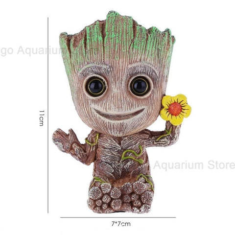 Image of Decoration Natural Trunk Driftwood Air Pump Ornament