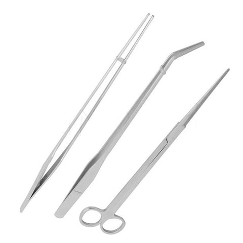 Image of Aquarium Maintenance Tools Tweezers Scissors For Live Plants Grass