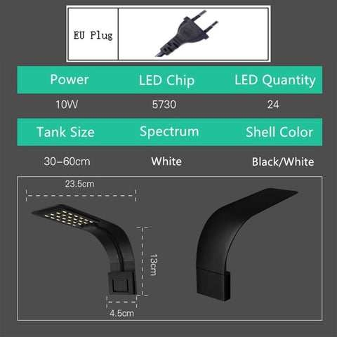 Image of Super Slim LED Aquarium Lights Clip-on 5W/10W/15W
