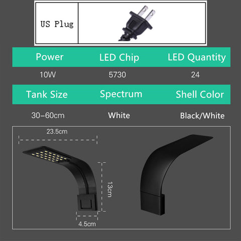 Image of Super Slim LED Aquarium Lights Clip-on 5W/10W/15W