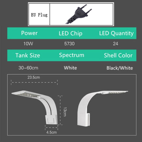 Image of Super Slim LED Aquarium Lights Clip-on 5W/10W/15W