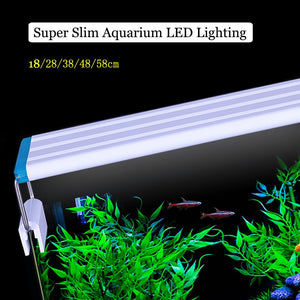 Super Slim Clip-on Aquarium LED Lighting 18-58cm
