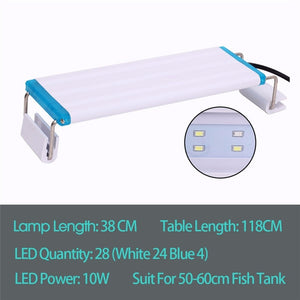 Super Slim Clip-on Aquarium LED Lighting 18-58cm