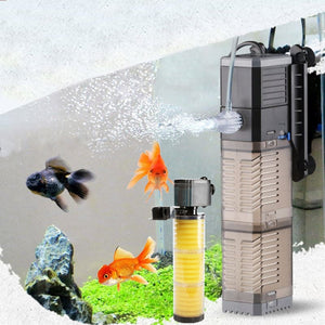 3 in 1 Aquarium Filter Air Pump Air Oxygen