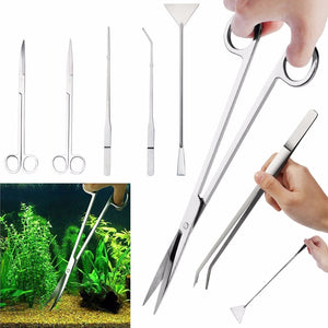 3/5Pcs Aquarium Stainless Steel Maintenance Tool